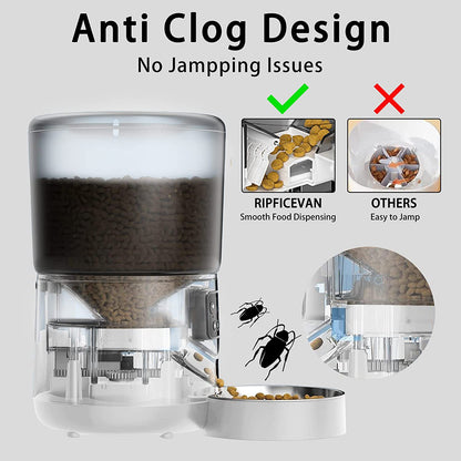 Automatic Pet Feeder WiFi Smart App Control Voice Recording