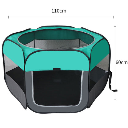 Foldable Octagonal Pet Kennel Tent