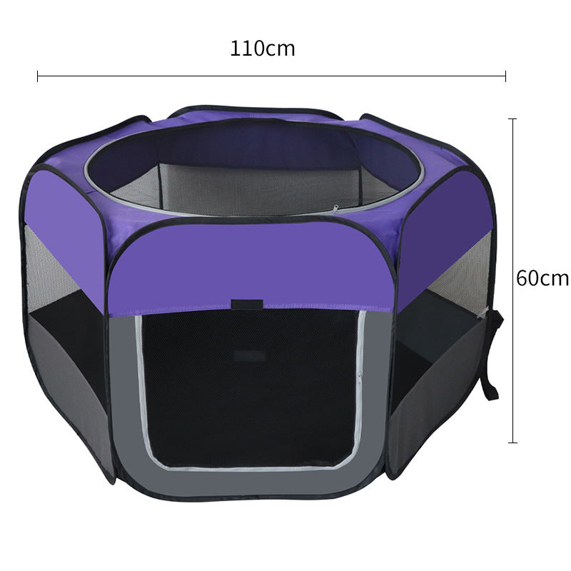 Foldable Octagonal Pet Kennel Tent