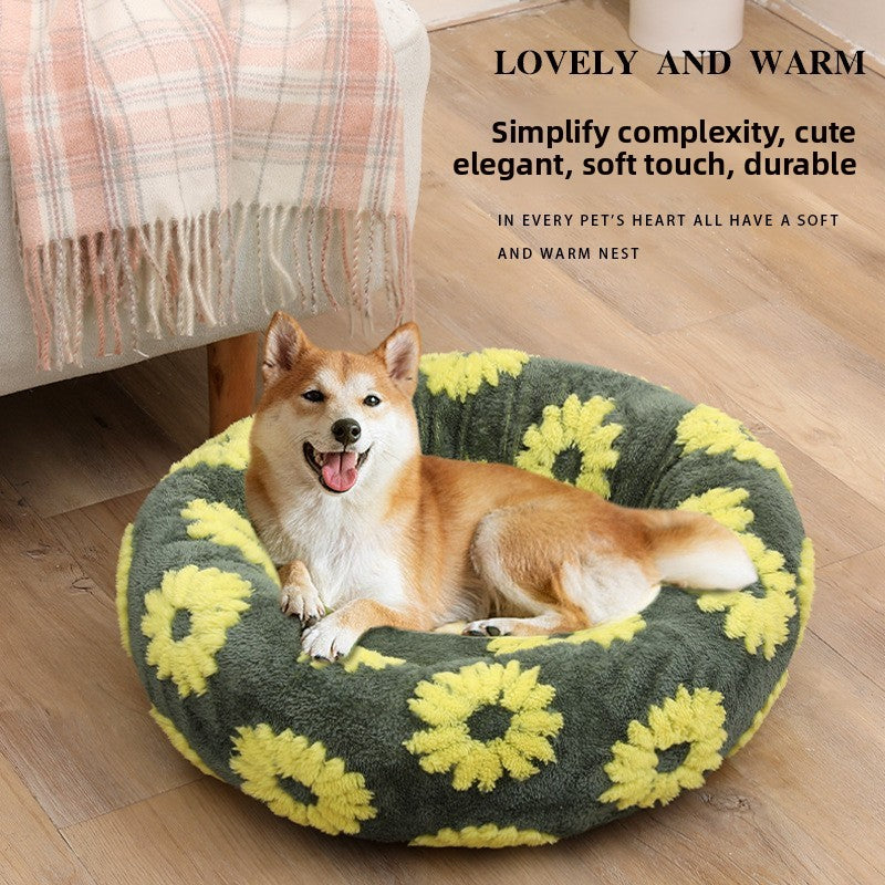 Plush Pet House for Cats and Dogs