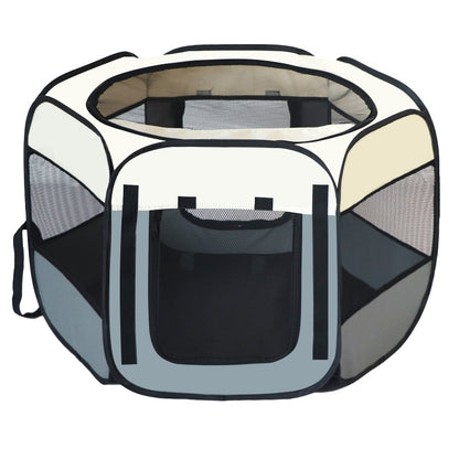 Foldable Octagonal Pet Kennel Tent