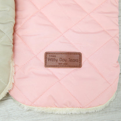 Pet Clothing for Teddy Puppies, Japanese and Korean Style Padded Jackets for Small to Medium-Sized Dogs, Pomeranian Supplies with Japanese and Korean Style Design