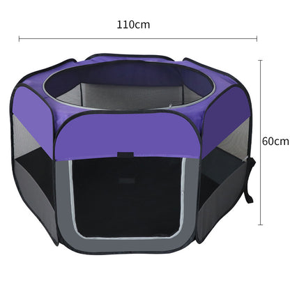 Foldable Octagonal Pet Kennel Tent