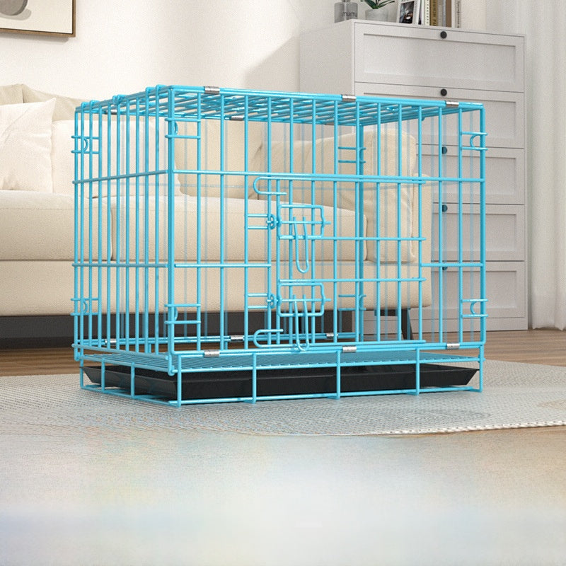 Foldable Iron Dog Cage with Accessory Options