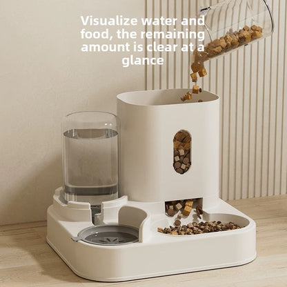 Automatic Pet Water Dispenser with Sliding Cover