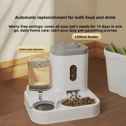 Automatic Pet Water Dispenser with Sliding Cover